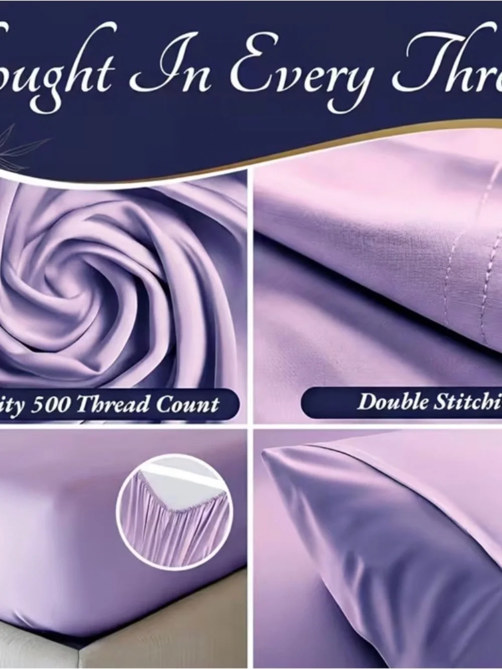 Bamboo Sheets - Lavender Purple